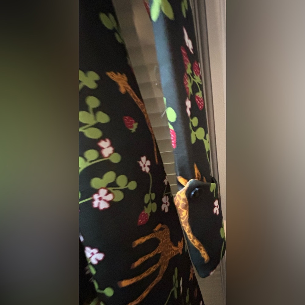 Unique Vintage Floral Wrap Dress - Picture 3 of 8